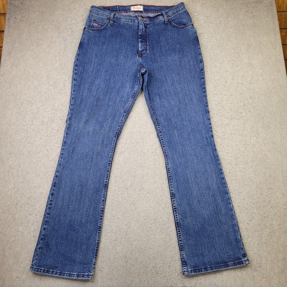 Wrangler‎ 20X Jeans Womens 15/16x32 Blue Medium Wash Low Rise Bootcut WTS70SS